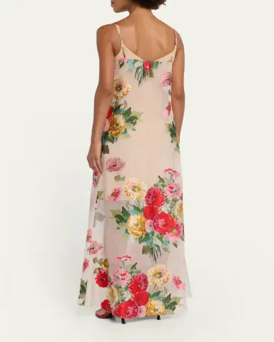Libertine Pat Nixon Floral Overlay Slip Dress | Thumbnail 3