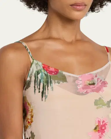 Libertine Pat Nixon Floral Overlay Slip Dress | Thumbnail 5