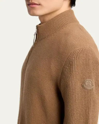 Moncler Men's Virgin Wool Blend Jacket | Thumbnail 5