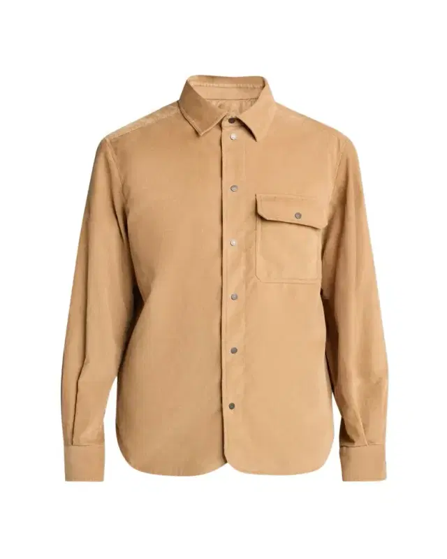Moncler Men's Cotton-Leather Shirt Jacket