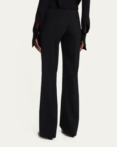 The Row Fabien Wool-Stretch Bootcut Pants | Thumbnail 3