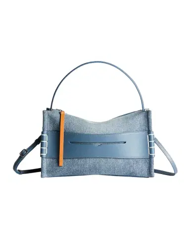 JW Anderson Loafer Denim Penny Keeper Top-Handle Bag | Thumbnail 1