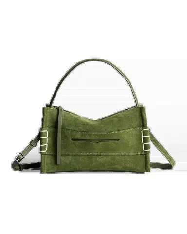 JW Anderson Loafer Small Suede Penny Keeper Top-Handle Bag | Thumbnail 2