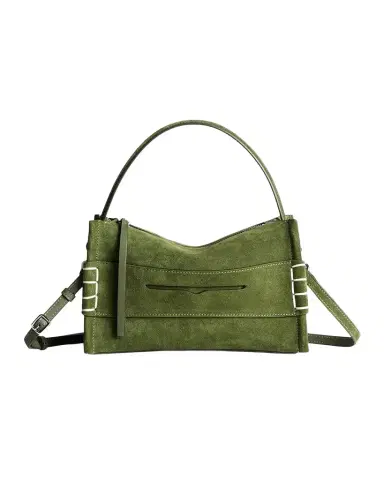 JW Anderson Loafer Small Suede Penny Keeper Top-Handle Bag | Thumbnail 1