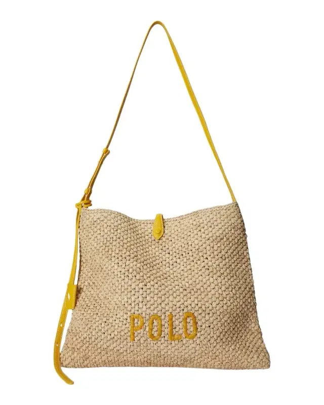 Polo Ralph Lauren Polo Play Raffia Messenger Bag