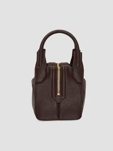 Victoria Beckham Women's Victoria Plie Mini Leather Top Handle Bag | Thumbnail 3 Victoria Beckham Women's Victoria Plie Mini Leather Top Handle Bag | Thumbnail 3
