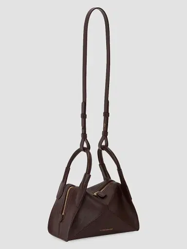 Victoria Beckham Women's Victoria Plie Mini Leather Top Handle Bag | Thumbnail 4 Victoria Beckham Women's Victoria Plie Mini Leather Top Handle Bag | Thumbnail 4