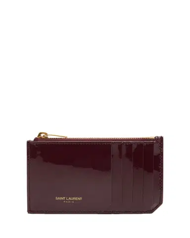 Saint Laurent Patent Leather Card Holder | Thumbnail 3