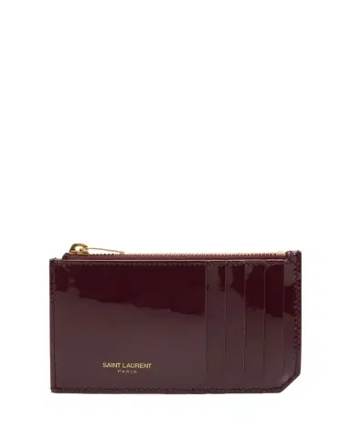 Saint Laurent Patent Leather Card Holder | Thumbnail 1