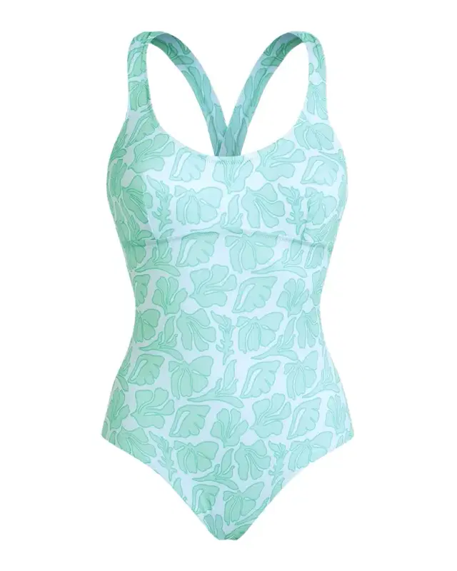 Vilebrequin Seashell-Print Jersey One-Piece Swimsuit