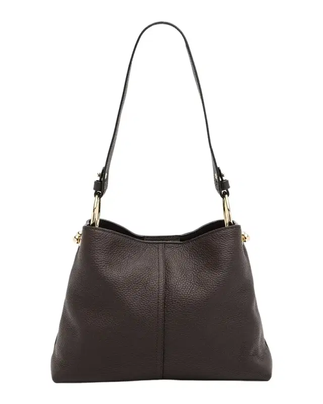 STRATHBERRY Lana Grain Leather Hobo Bag