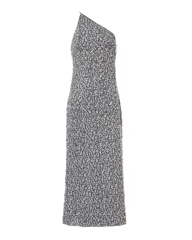 Akris One-Shoulder Sequin Net Midi Dress | Thumbnail 1 Akris One-Shoulder Sequin Net Midi Dress | Thumbnail 1