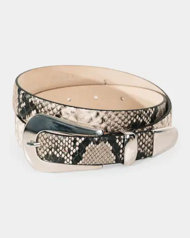 Déhanche Colette Snake-Embossed Leather Belt | Thumbnail 3