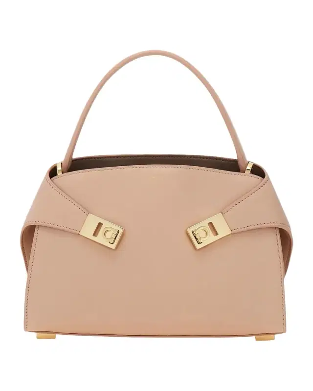 Ferragamo Hug Mini Leather Top Handle Bag