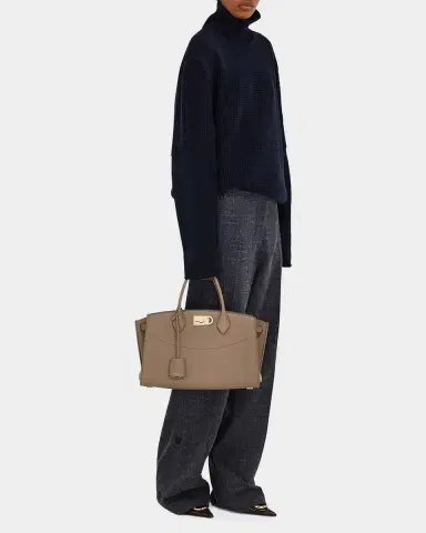 Ferragamo New Ferragamo Studio Soft Large Leather Top Handle Bag | Thumbnail 2 Ferragamo New Ferragamo Studio Soft Large Leather Top Handle Bag | Thumbnail 2
