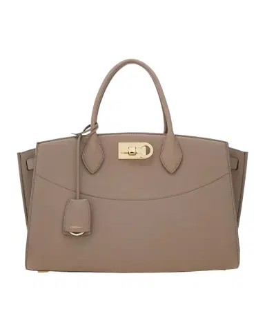 Ferragamo New Ferragamo Studio Soft Large Leather Top Handle Bag | Thumbnail 1 Ferragamo New Ferragamo Studio Soft Large Leather Top Handle Bag | Thumbnail 1