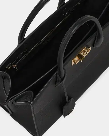 Ferragamo New Ferragamo Studio Medium Leather Top Handle Bag | Thumbnail 4