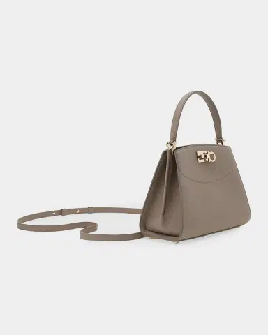 Ferragamo Studio Box Extra-Small Leather Top Handle Bag | Thumbnail 6