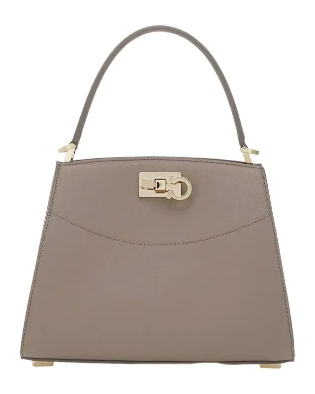 Ferragamo Studio Box Extra-Small Leather Top Handle Bag