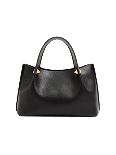 Valentino Garavani Women's Small Soft Leather Top Handle Bag - Black | Thumbnail 2
