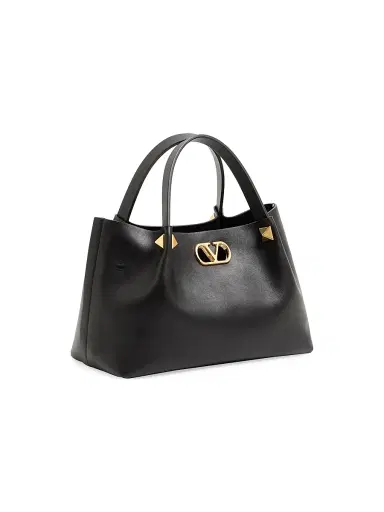 Valentino Garavani Women's Small Soft Leather Top Handle Bag - Black | Thumbnail 3