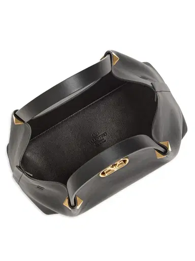 Valentino Garavani Women's Small Soft Leather Top Handle Bag - Black | Thumbnail 5