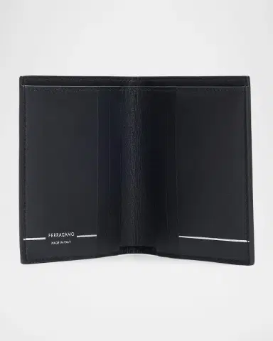 Ferragamo Men 's Gancini Leather Bifold Wallet | Thumbnail 3 Ferragamo Men 's Gancini Leather Bifold Wallet | Thumbnail 3