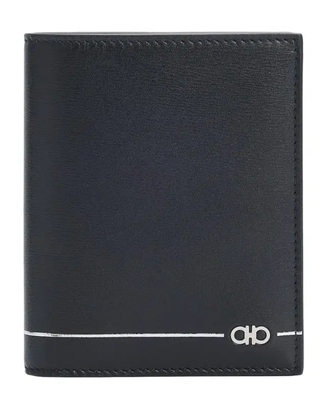 Ferragamo Men 's Gancini Leather Bifold Wallet