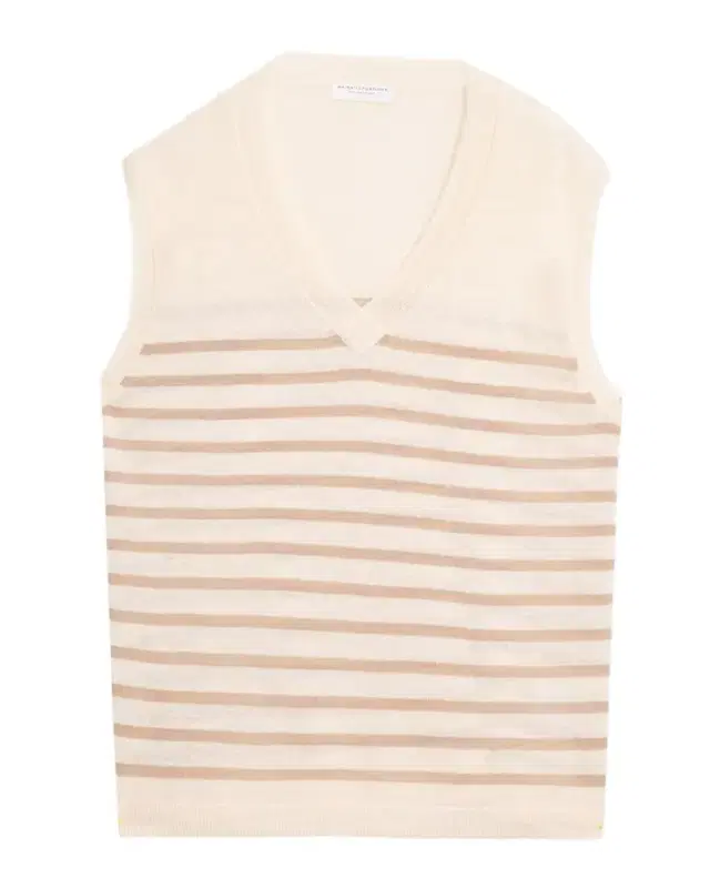 Majestic Filatures Striped Linen Knit Tank