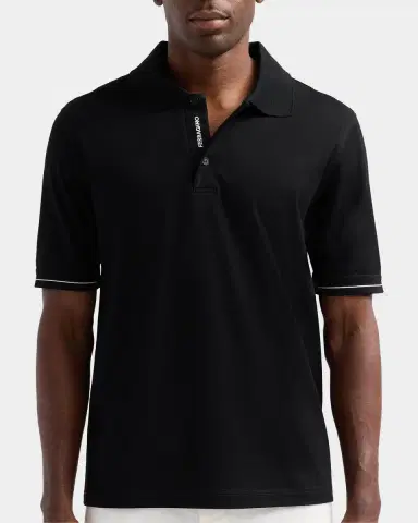 Ferragamo Men's Cotton Pique Short-Sleeve Polo Shirt | Thumbnail 5 Ferragamo Men's Cotton Pique Short-Sleeve Polo Shirt | Thumbnail 5