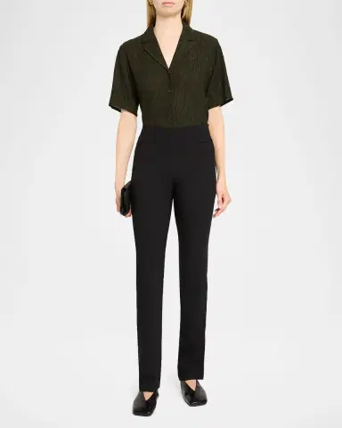 Eileen Fisher Crinkled Boxy Button-Front Shirt | Thumbnail 2 Eileen Fisher Crinkled Boxy Button-Front Shirt | Thumbnail 2
