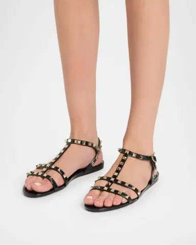 Valentino Garavani Summer Rockstud Jelly Flat Sandals | Thumbnail 2