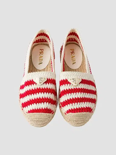 Prada Women's Crochet Espadrilles | Thumbnail 2 Prada Women's Crochet Espadrilles | Thumbnail 2