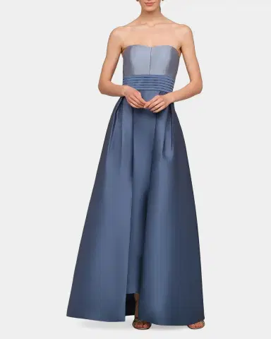 Kay Unger New York Trina Overskirt Mikado Gown | Thumbnail 2 Kay Unger New York Trina Overskirt Mikado Gown | Thumbnail 2