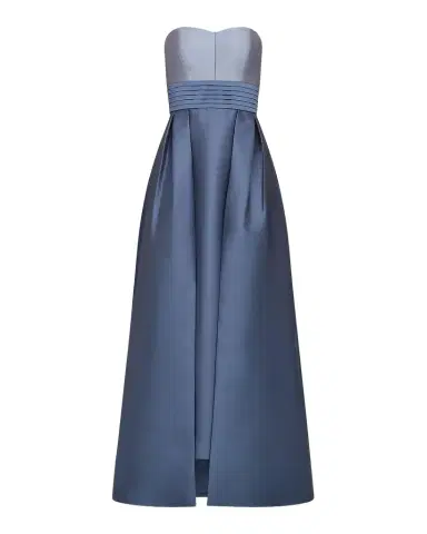 Kay Unger New York Trina Overskirt Mikado Gown | Thumbnail 1 Kay Unger New York Trina Overskirt Mikado Gown | Thumbnail 1