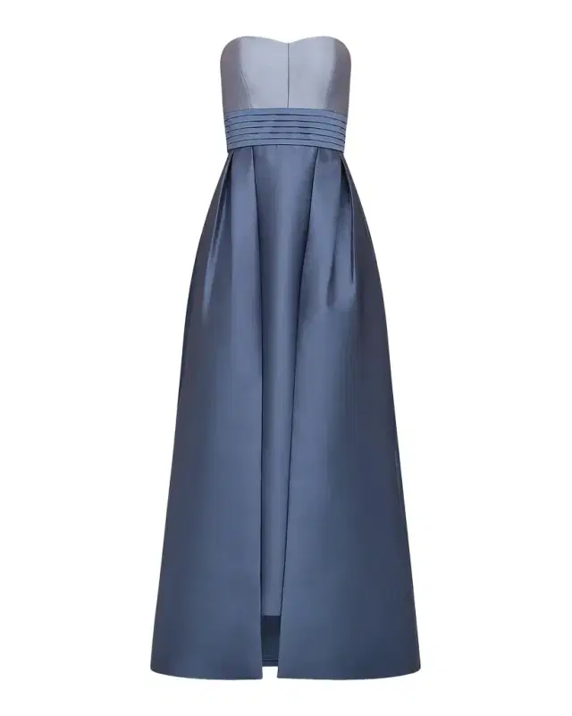 Kay Unger New York Trina Overskirt Mikado Gown