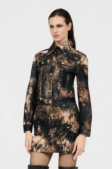 Roberto Cavalli Jacket with Tie Dye Effect | Thumbnail 2