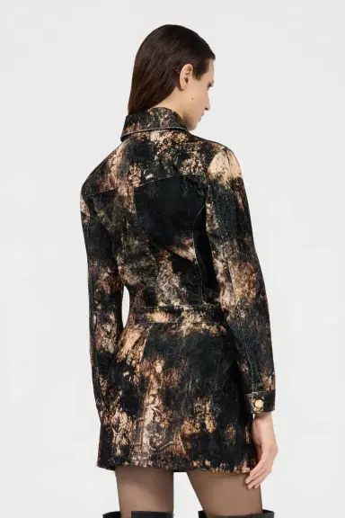 Roberto Cavalli Jacket with Tie Dye Effect | Thumbnail 3