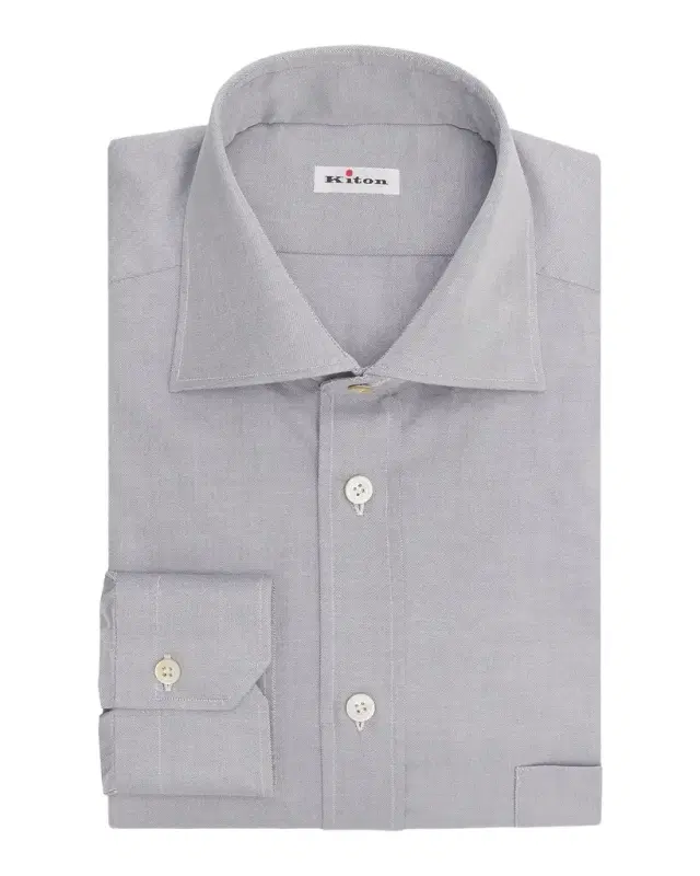 Kiton Cotton Button-Front Shirt