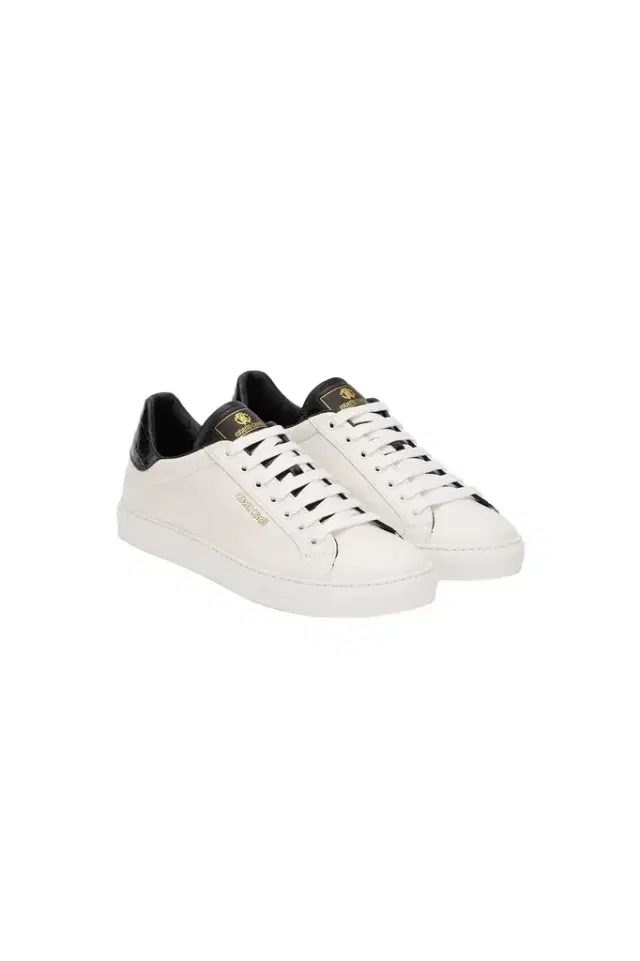 Roberto Cavalli White Low Top Sneakers