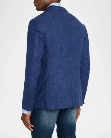 Sartorio Men's Textured Solid Single-Breasted Sport Coat | Thumbnail 3