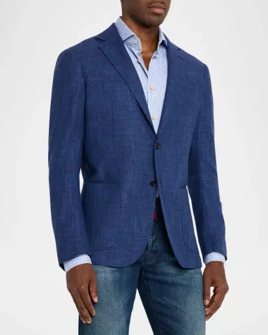Sartorio Men's Textured Solid Single-Breasted Sport Coat | Thumbnail 4