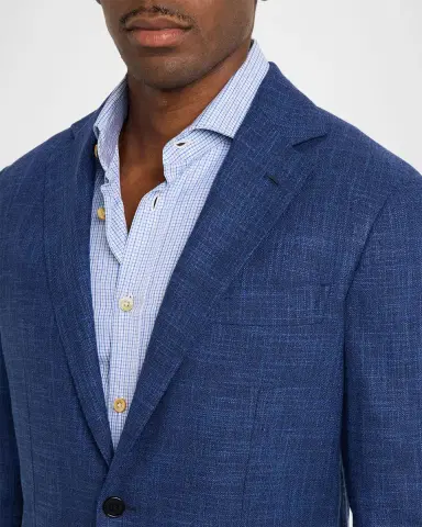 Sartorio Men's Textured Solid Single-Breasted Sport Coat | Thumbnail 5