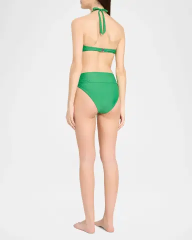 NICHOLAS Nerea High-Waist Bikini Bottoms | Thumbnail 3