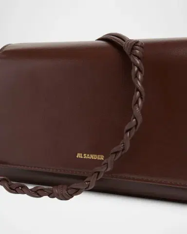 Jil Sander Tangle Leather Wallet-On-Strap | Thumbnail 6 Jil Sander Tangle Leather Wallet-On-Strap | Thumbnail 6