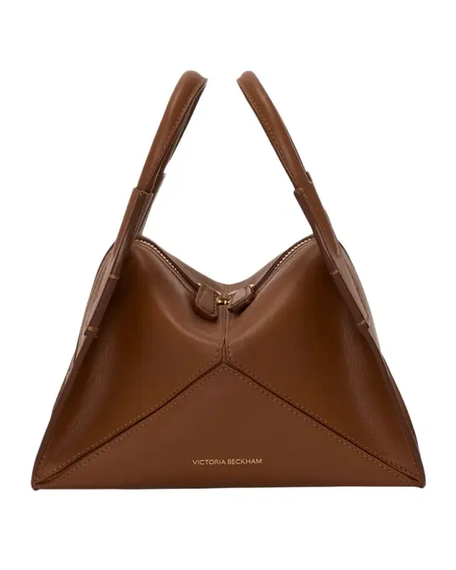 Victoria Plie Mini Leather Top Handle Bag