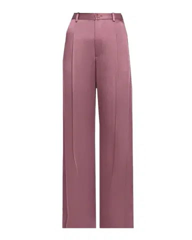 Lapointe Pleated Satin Wide-Leg Trousers | Thumbnail 1