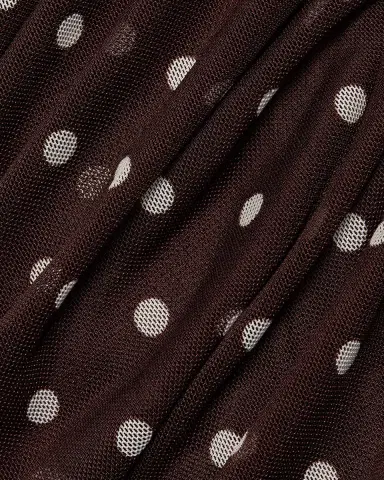 Black Halo Evangeline Polka Dot Maxi Dress | Thumbnail 6