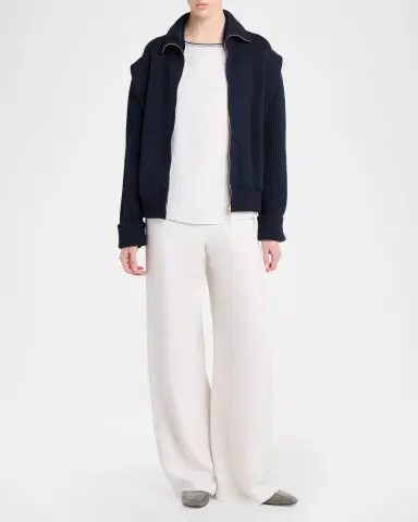 Giorgio Armani Wool-Blend Blouson Jacket | Thumbnail 2 Giorgio Armani Wool-Blend Blouson Jacket | Thumbnail 2
