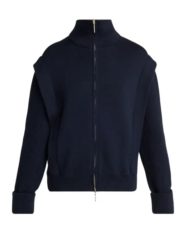 Giorgio Armani Wool-Blend Blouson Jacket